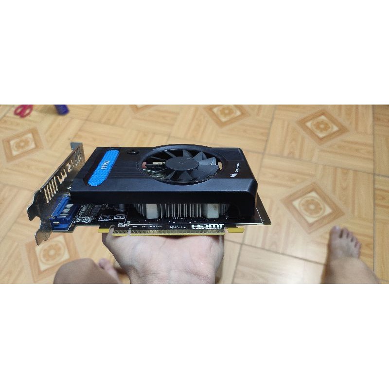 trọn bộ egpu card msi hd 7730 1g r5( tặng usb wifi)