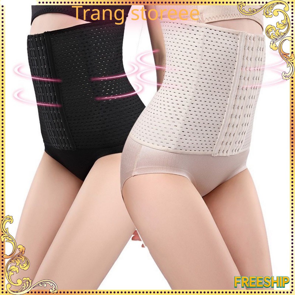 Đai Nịt Eo ❤️FREESHIP❤️ Đai Nịt Bụng Thông Hơi Định Hình Vòng Eo (TH11) Trang Storeee