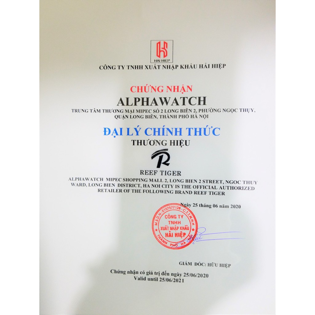 Đồng Hồ Nam Chính Hãng Reef Tiger RGA1950