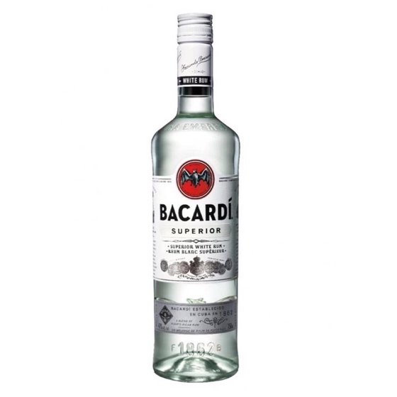 Nguyên liệu làm bánh Bacardi trắng 750ml