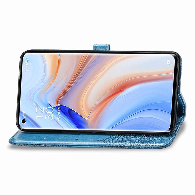 Bao Da Pu Điện Thoại Nắp Lật Kèm Ngăn Đựng Thẻ In Họa Tiết Nổi Cho Oppo Reno 4 Pro Reno 4 Pro Reno 4 Reno4Pro Giá Đỡ | BigBuy360 - bigbuy360.vn