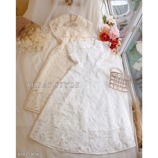 Đầm không tay dự tiệc sang trọng Today Style D3437 vải mềm mịn