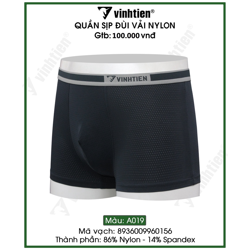 [Combo Tiết Kiệm] Combo 10 Quần Lót Đùi Nam Thun Lạnh  Vĩnh Tiến 100