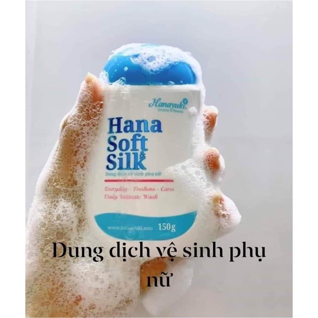 chuẩn chính hãng - Dung Dịch Vệ Sinh Phụ Nữ Hana Soft Silk Hanayuki 150ml