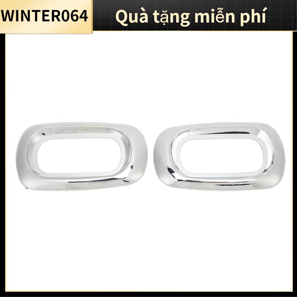 Cặp đèn LED đánh dấu bên hông Tấm phủ ánh sáng Chrome Bezels Chống thấm nước tự dính cho CR ‑ V 2002‑2006 Winter064