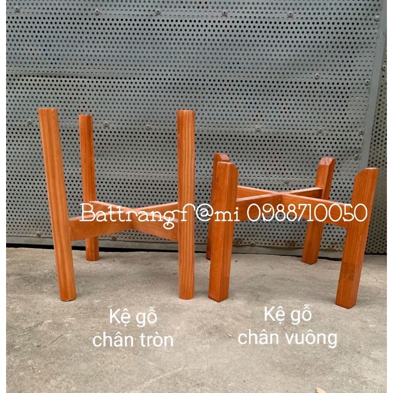 Chân kệ gỗ