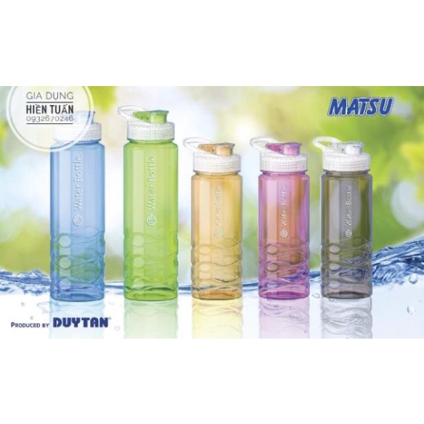 BÌNH NƯỚC THỂ THAO MATSU 700ML-1000ML