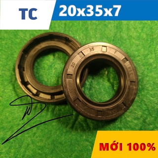 Phớt chặn dầu tc 20x35x7 ( phớt dầu / chắn dầu / lò xo / phớt ben / oil seal tc 20*35*7)