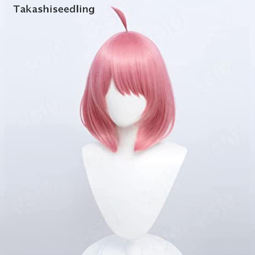 (Takashiseedling) Tóc Giả Ngắn Màu Hồng Hóa Trang Nhân Vật Anya Forger