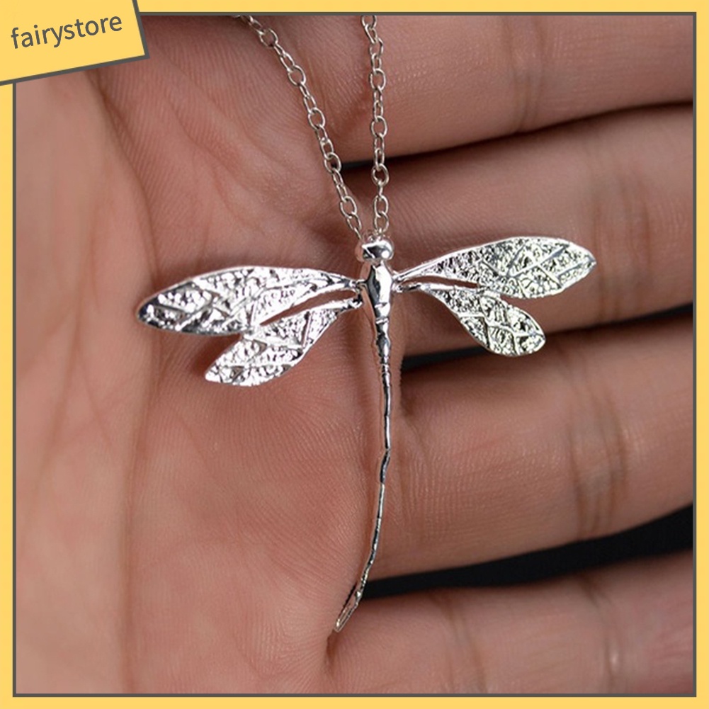 Dây chuyền mặt hình chuồn chuồn thời trang cho nữ