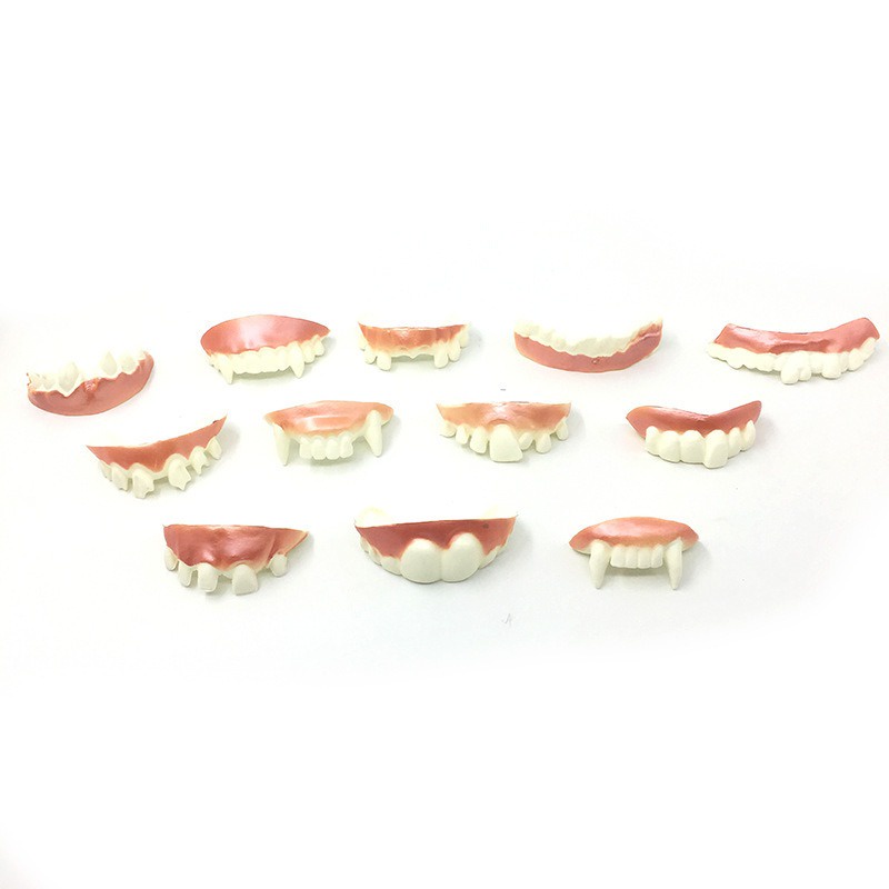 Răng giả dùng để hóa trang ngày cá tháng tư-Răng vẩu giả răng hô đồ chơi hài hước mới lạ