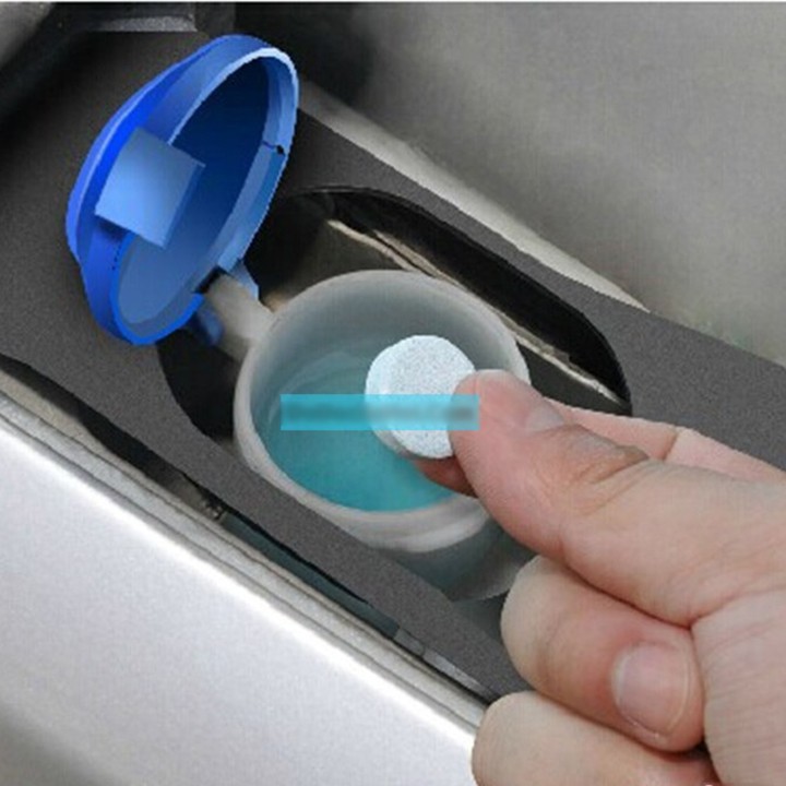 Vỉ 6 viên nén nước rửa kính chuyên dụng cho xe hơi