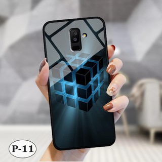Ốp lưng kính 3D Samsung Galaxy A6 Plus 2018