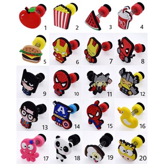 Stickers/jibbitz lò xo gắn dép sục