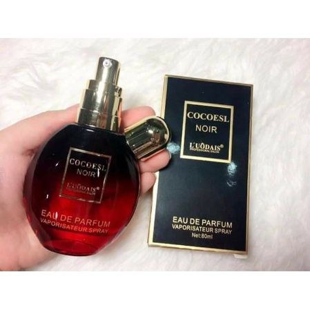 Tinh dầu dưỡng tóc L'UÔDAIS đỏ 80ml Cocoesl Noir Serum Phục hồi Tóc uốn nhuộm hư tổn khô xơ giữ nếp mượt tóc CT35