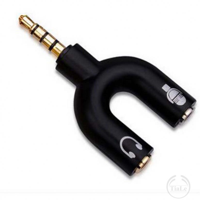 Đầu chia jack tai nghe 1 ra 2