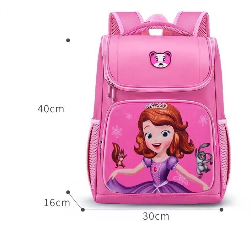 Balo học sinh đi học tiểu học cho bé trai, bé gái chống gù, chống thấm nước cao cấp in hình 3D sắc nét