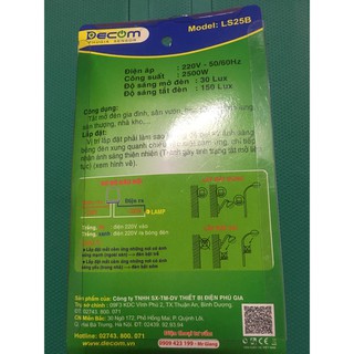 CẢM ỨNG ÁNH SÁNG -2500W