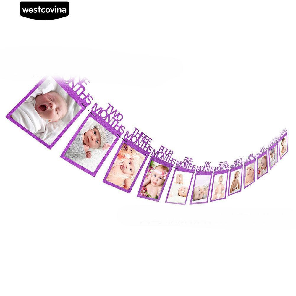 Tranh Treo Tường Trang Trí Sinh Nhật Cho Bé 1-12 Tháng Tuổi