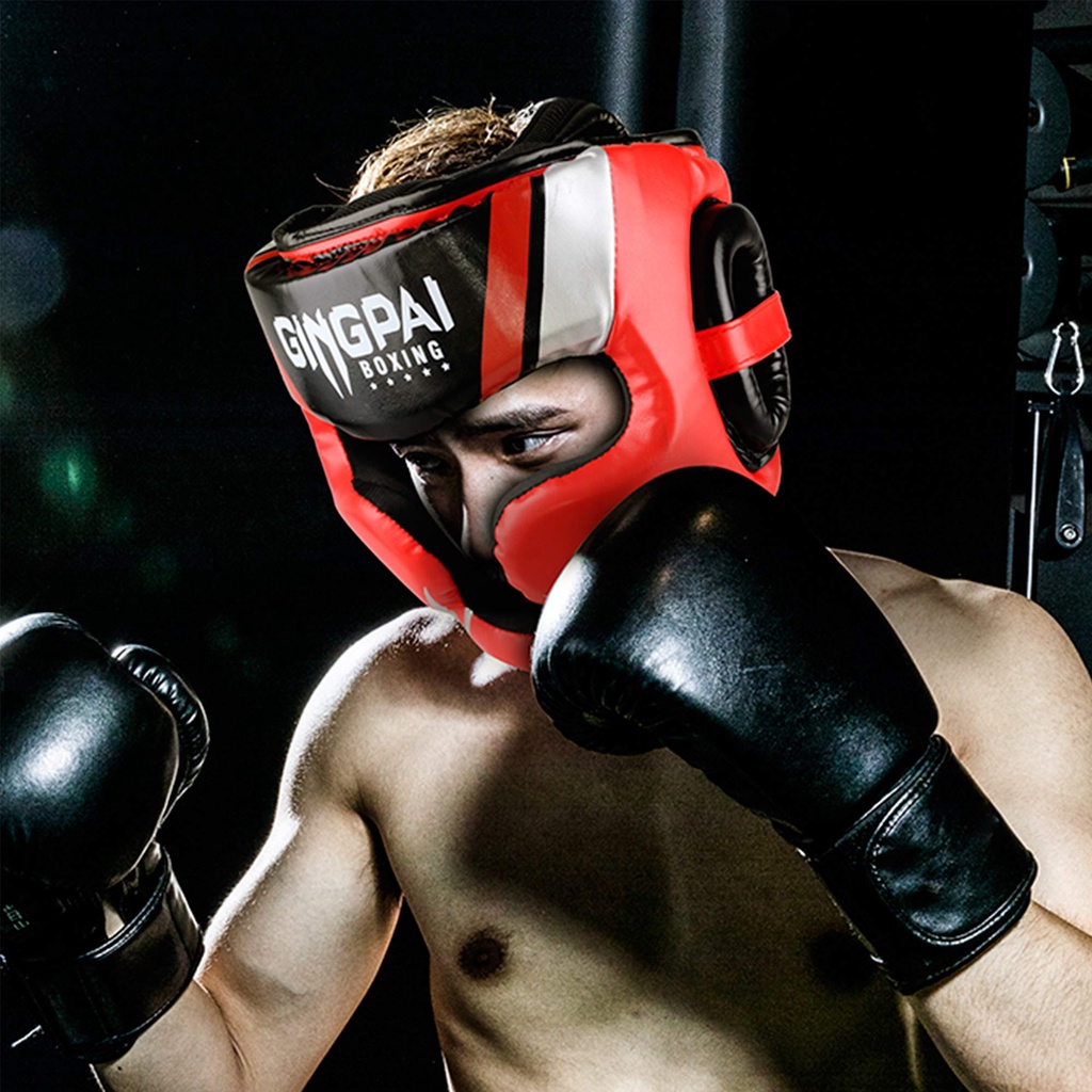 GINGPAI Phụ Kiện Bảo Vệ Đầu Cho Võ Sĩ MMA Muay Thai