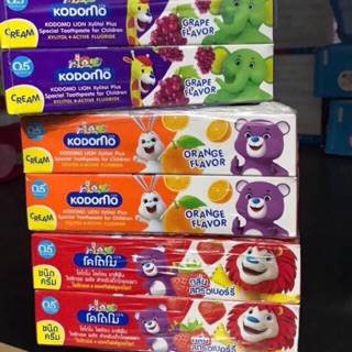 kem đánh răng NUỐT ĐƯỢC Kodomo Thái Lan cho bé 40g
