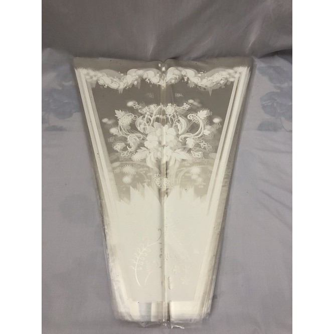 Túi/bao kiếng gói hoa 10 bông/xấp