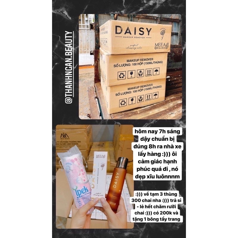 NƯỚC TẨY TRANG DAISY MEEA CHÍNH HÃNG