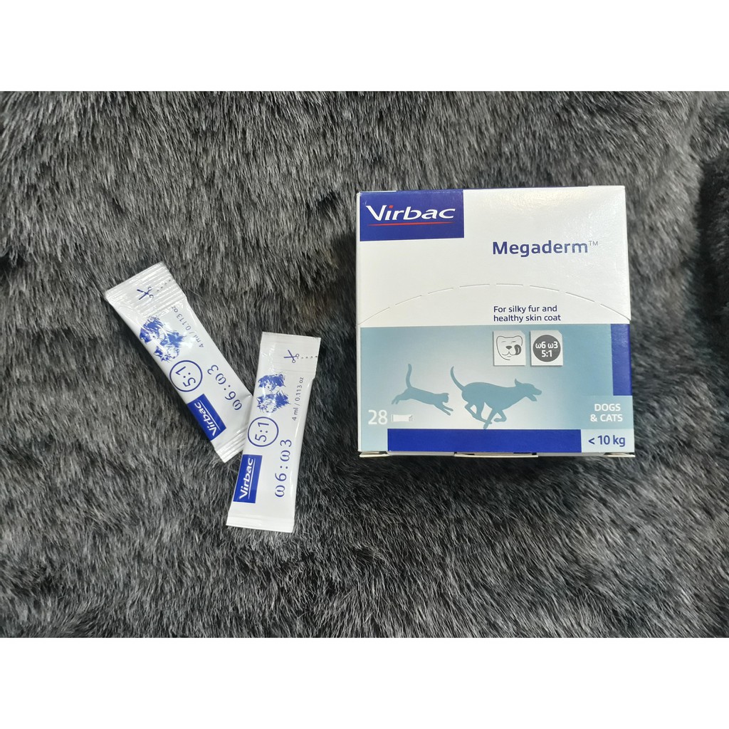 VIRBAC MEGADERM Gel ăn dinh dưỡng cho chó mèo 1 gói 4ml