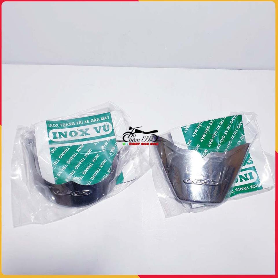 ★ Ốp Mũi Dè Lead 2017 - 2021-22 Xi 7  Màu Titan và iNox Trắng, Bọc Mõm Dè Xe Lead 2017 - 2021-22 ★