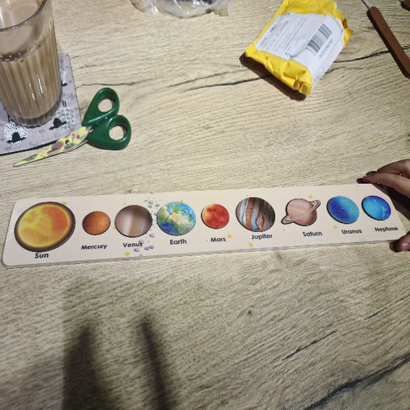 Đồ Chơi Lắp Ráp Hệ Mặt Trời Bằng Gỗ Montessori