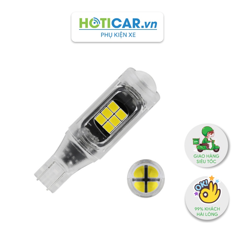 Đèn LED lùi xe hơi, đỗ xe, báo rẽ xi nhan chân T15 chip 2835 T152835-16