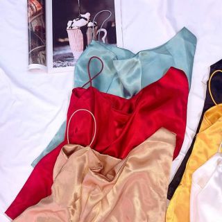 Áo dây cổ đổ(hình thật)