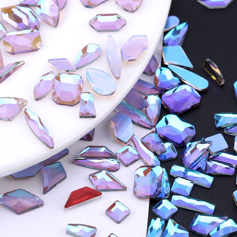 Bộ Đá Pha Lê AB Nhiều Hình Dạng Dùng Trang Trí Móng Tay Nghệ Thuật