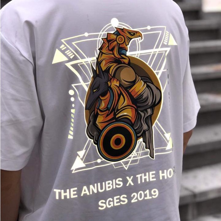 Áo thun tay lỡ anubis SGES phản quang unisex dáng form rộng | BigBuy360 - bigbuy360.vn