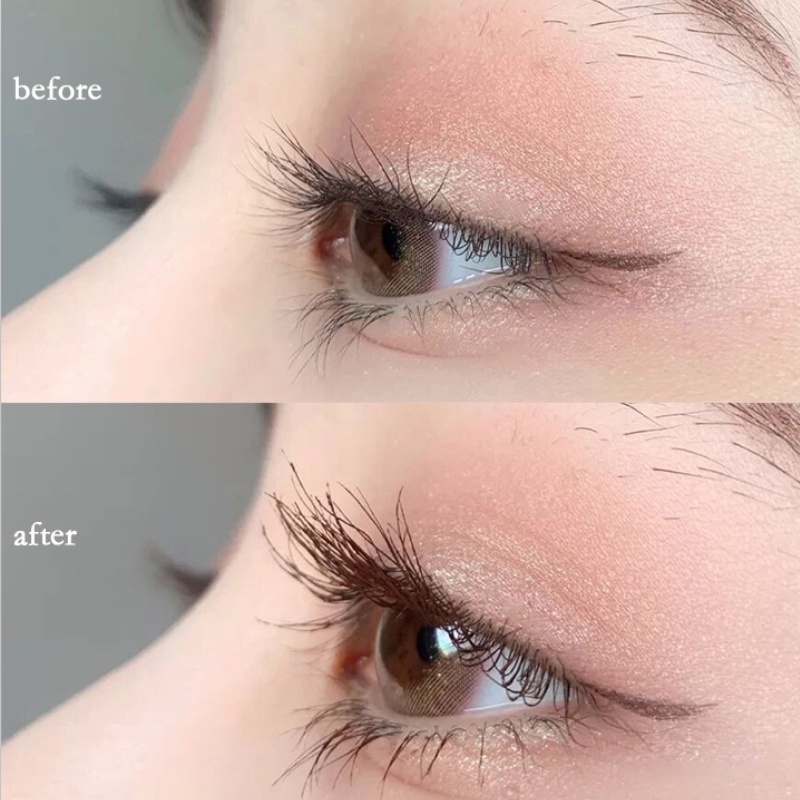 [Hàng mới về] Mascara GLAMCOLAR 4 màu sắc tùy chọn lâu trôi chống thấm nước không nhòe thiết kế vỏ màu xanh lá độc đáo