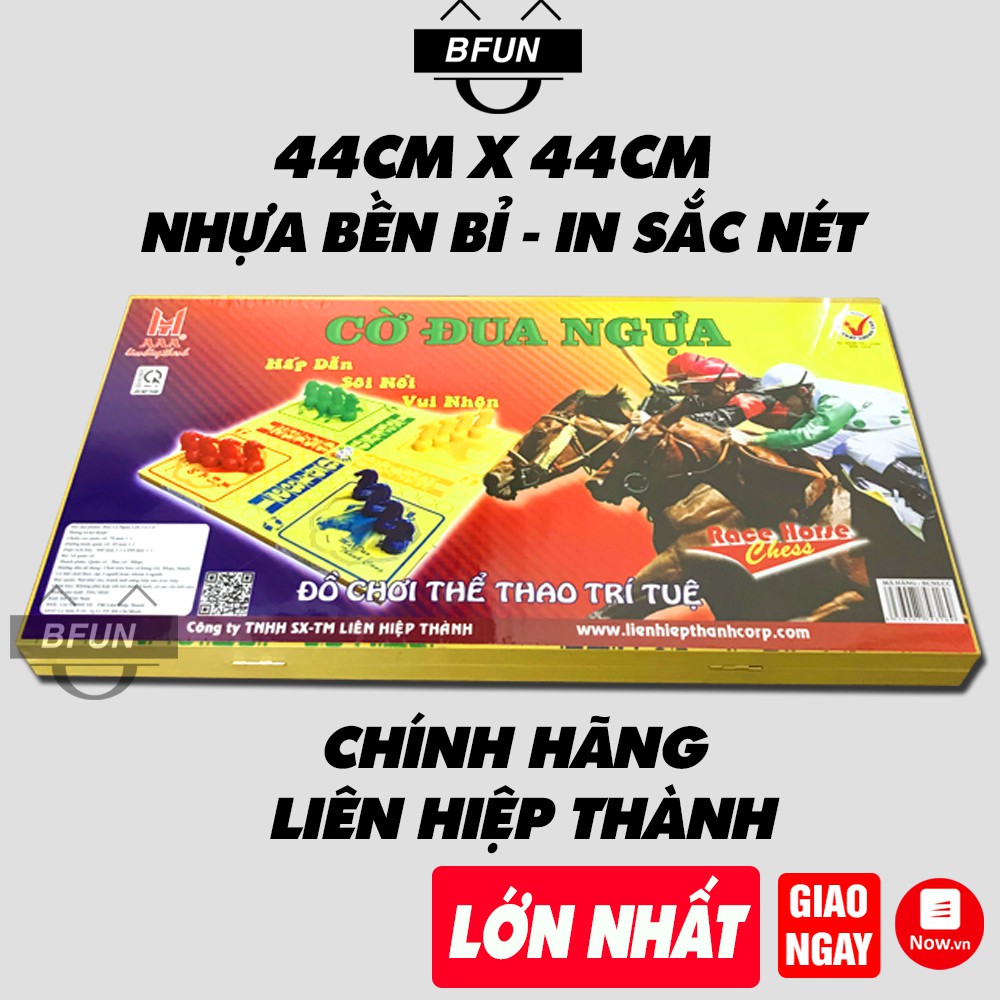 (LOẠI LỚN) Bộ Cờ Cá Ngựa CAO CẤP - LIÊN HIỆP THÀNH - Bàn Cờ Đua Ngựa - Đồ Chơi Trẻ Em BFUN