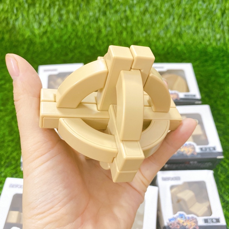 Đồ Chơi Rubik Khóa Khổng Minh IQ 3D Bằng Nhưa ABS Size Lớn. Khóa Gỗ Lỗ Ban Kongming. Quà Tặng Khen Thưởng Cho Học Sinh