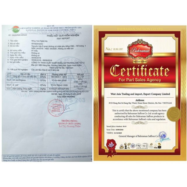 Nhụy hoa nghệ tây IRAN(Mua 1gram tặng 1 bình thủy tinh_Saffron Bahraman Super Negin) | BigBuy360 - bigbuy360.vn