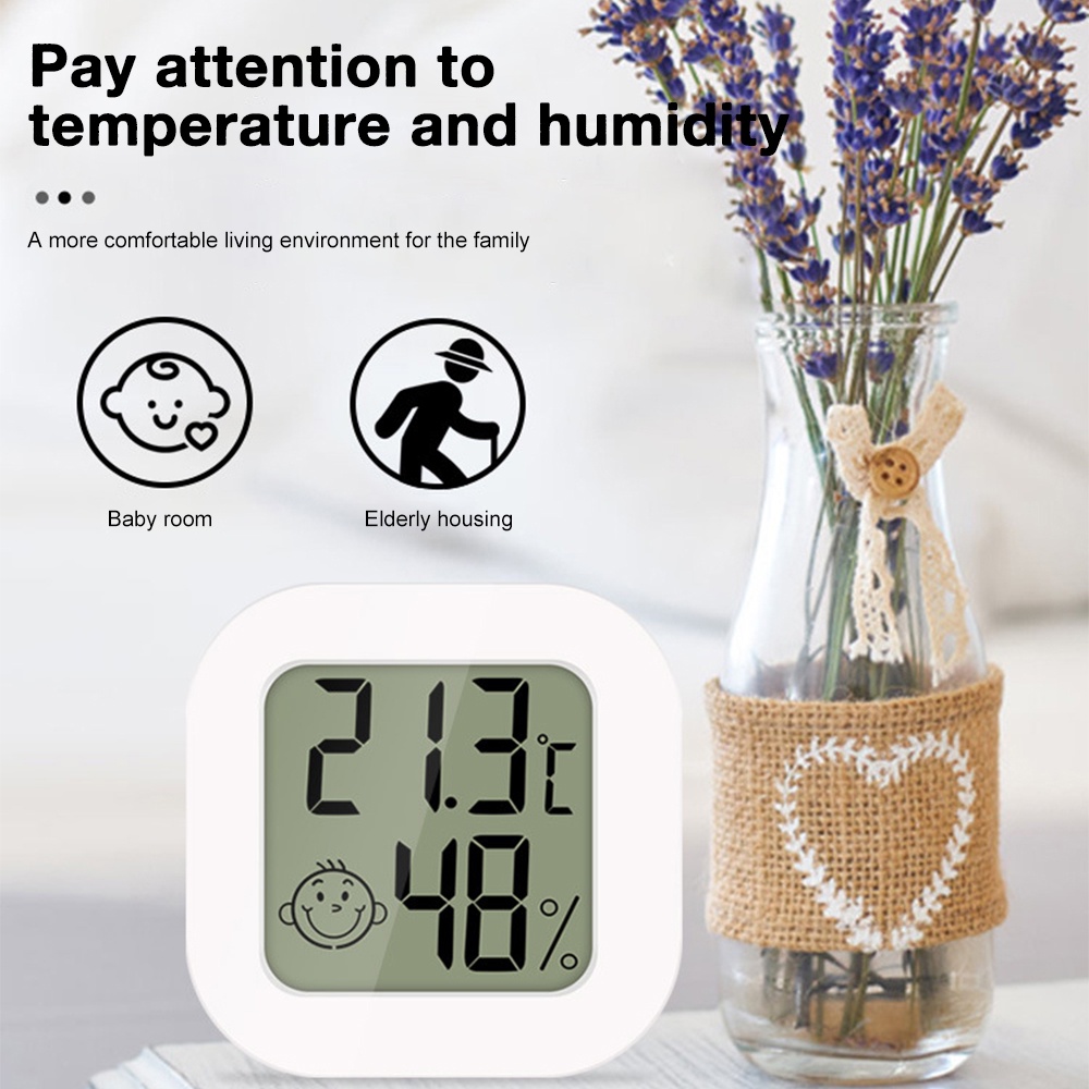 Máy đo nhiệt độ và độ ẩm PCBFUN màn hình LCD điện tử
