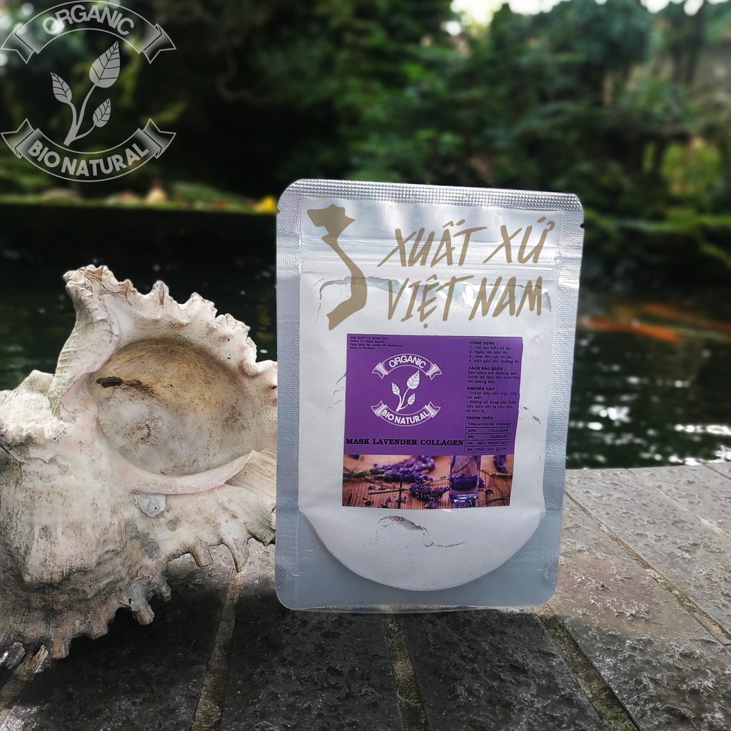 Bột đắp mặt nạ Mask Lavender Collagen HANDMADE