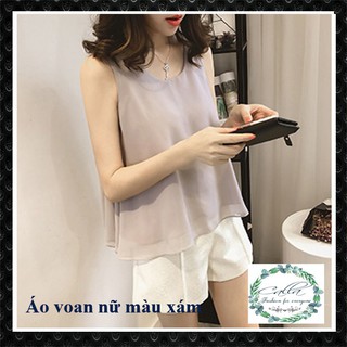 Áo Voan Sát Nách Nữ thắt Nơ Sau Lưng- hàng Quảng Châu