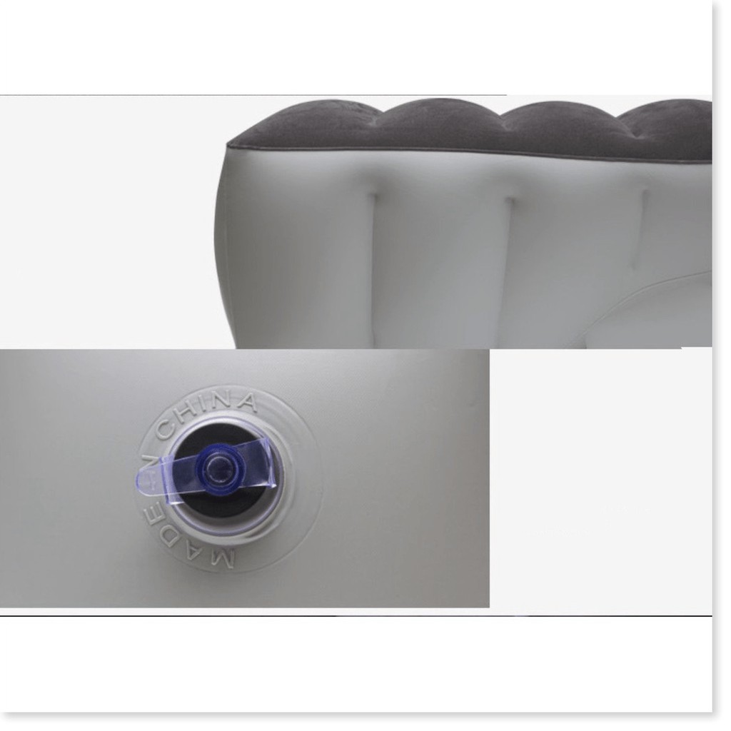 Đệm chân bơm hơi làm giường trên ô tô 5 chỗ và 7 chỗ tặng kèm máy bơm 12v