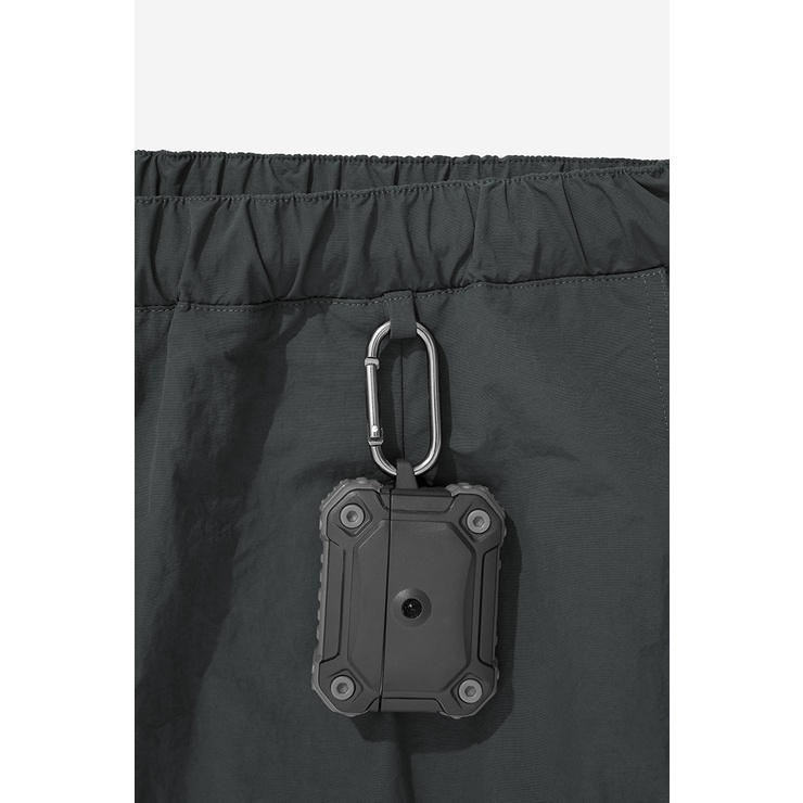 OWL BRAND® LOGO ACTIVE NYLON SHORT - Quần short nam thể thao/ Xám Đậm