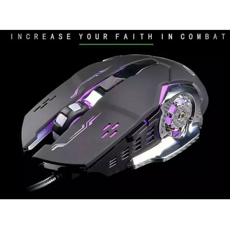 Chuột Gaming có dây T-WOLF V6 Led