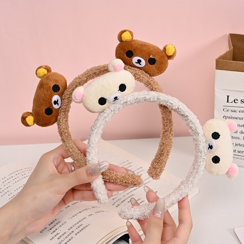 Băng đô cài tóc 2 chú gấu bear xinh xinh