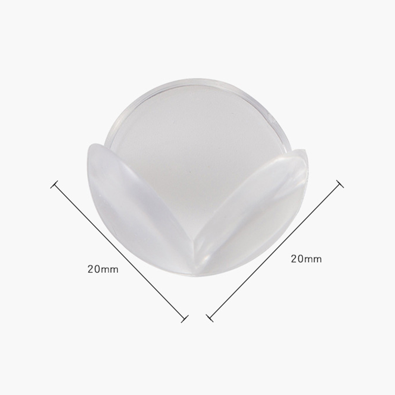 Bộ Bốn Miếng Bọc Góc Bàn Hình Cầu/ Trái Tim Trong Suốt Chống Va Chạm Tiện Dụng