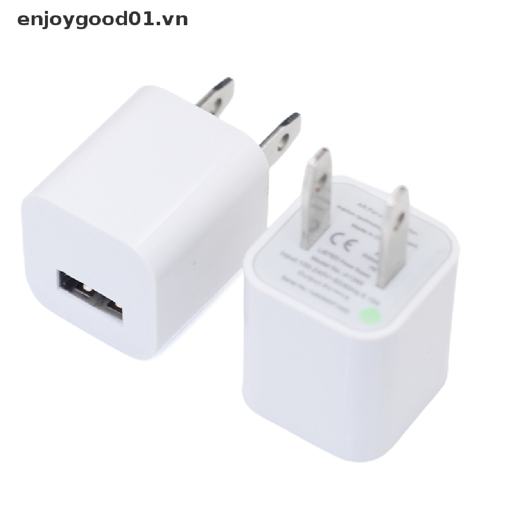 Universal Travel 5V 1A Dual USB Wall Home Charger Power Adapter Phone Charging H。