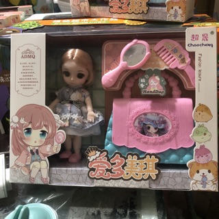 ĐỒ CHƠI BÚP BÊ CHIBI VALY TRANG ĐIỂM