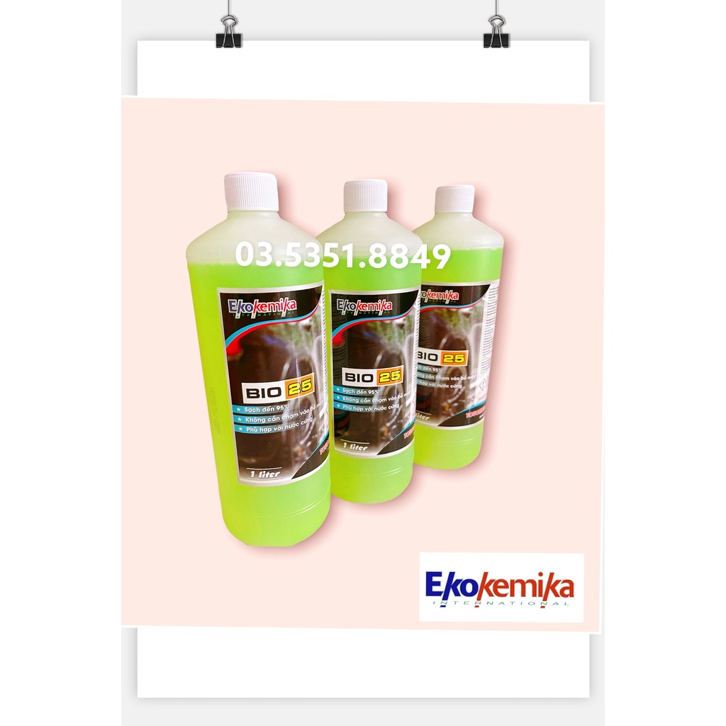 DUNG DỊCH RỬA XE KHÔNG CHẠM BIO 25-1L