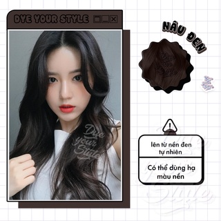 THUỐC NHUỘM TÓC NÂU ĐEN - KHÔNG TẨY